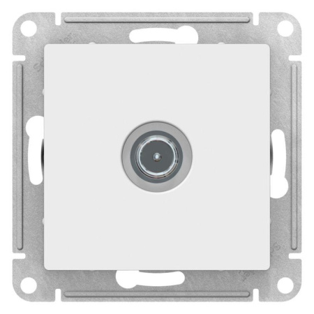Розетка телевизионная проходная TV AtlasDesign 4дБ механизм лотос SE ATN001392