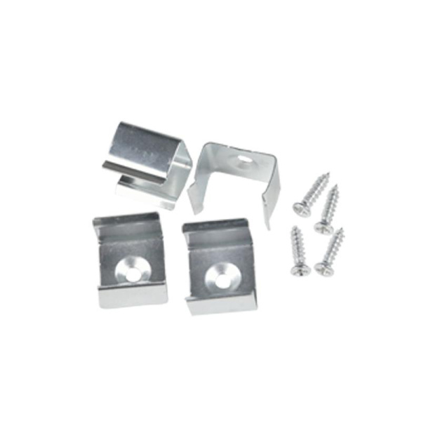 Набор аксессуаров UFE-N10 SILVER B POLYBAG для алюм. профиля заглушки 4шт пластик серебр. Uniel UL-00000630