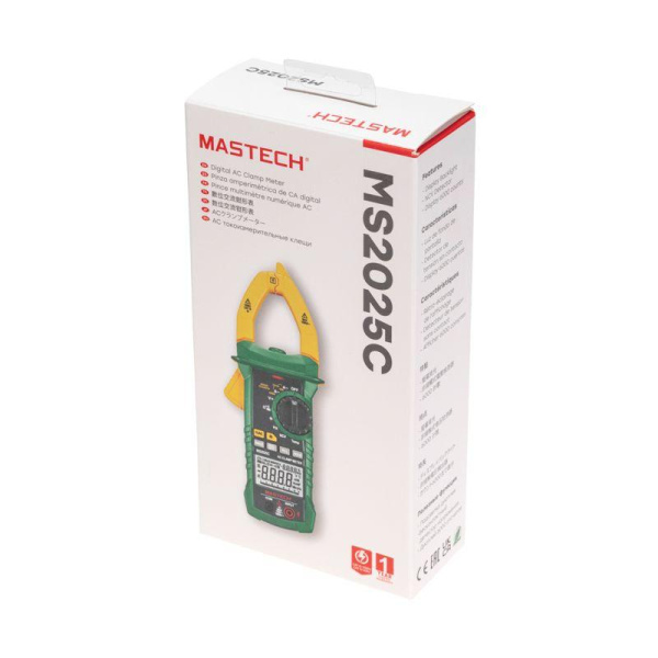 Клещи токовые MS2025C Mastech 13-1321