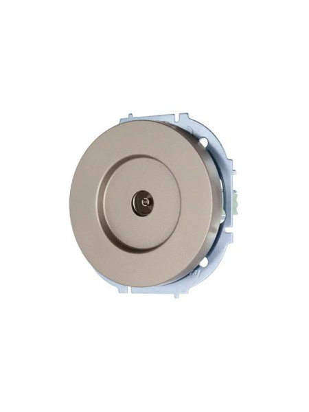 Розетка телевизионная проходная СП OSEN механизм титан LEZARD 743-3788-129