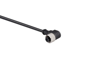 Кабель соединительный 2м с гнездом M12х3 90град. ПВХ IP68 EMAS SKM12P3DXV2