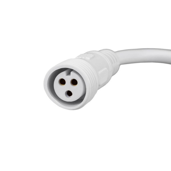 Кабель соединительный (3pin) герметичный (IP67) 3х0.5кв.мм 300В бел. Rexant 11-9530