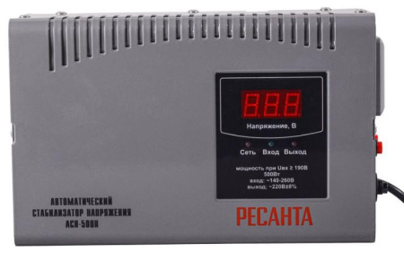 Стабилизатор напряжения АСН-500 Н Ресанта 63/6/63