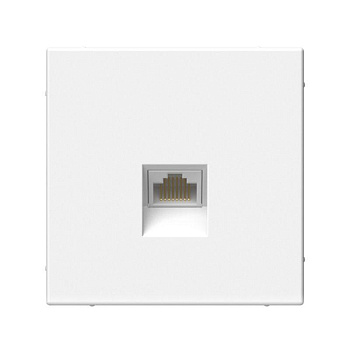 Розетка компьютерная ArtGallery RJ45 кат.5E механизм бел. SE GAL000183