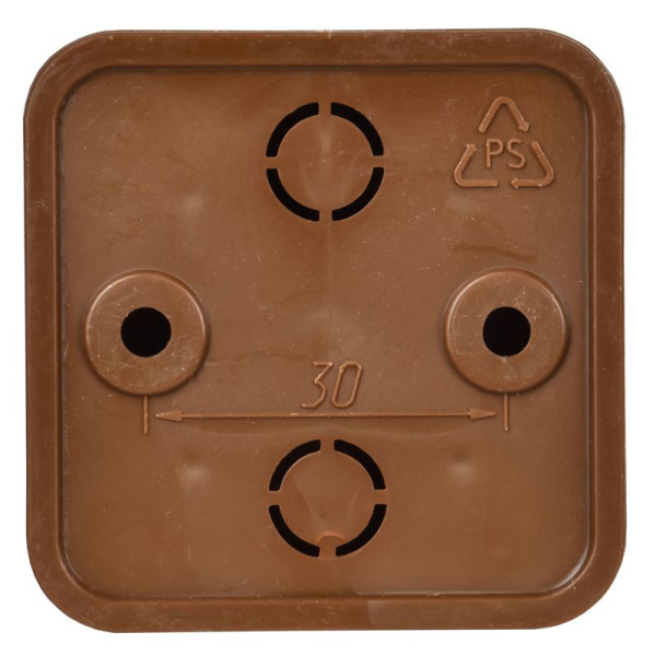 Коробка распаячная ОП КМ 50х50х20 дуб IEK UKO10-050-050-020-K24-E