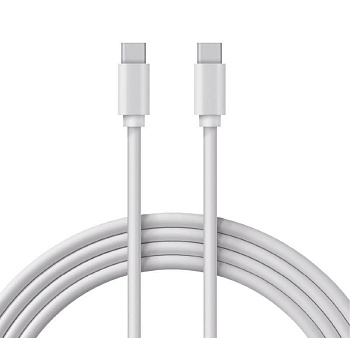 Кабель Type-C-Type-C 3A/1m/PVC/white Rexant 18-1828