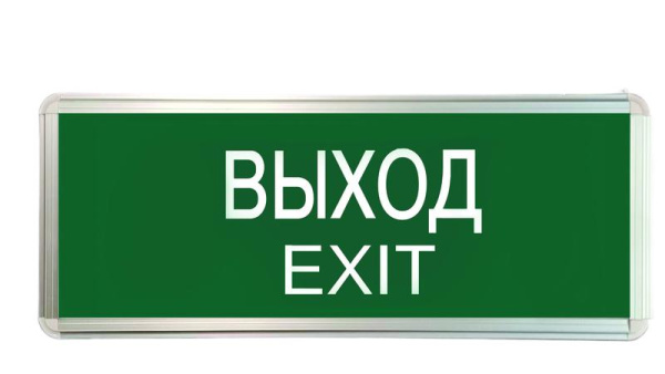 Светильник светодиодный ССА ВЫХОД-EXIT 3Вт аварийный односторонний TOKOV ELECTRIC TKE-SSA-3-1/1-IP20