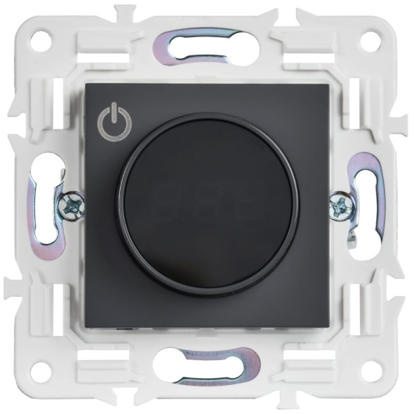 Термостат электронный SKANDY SK-T01T с индикацией титан IEK SK-RT11-K48