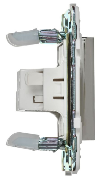 Выключатель 1-кл. SKANDY 10А SK-V01N никель IEK SK-V10-0-10-K50