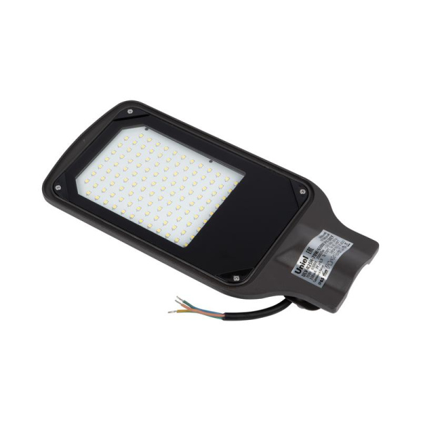 Светильник светодиодный ULV-R25H-70W/6500K IP65 GREY 6500К дневной бел. свет 7000лм 110град. уличный консольный TM Uniel UL-00011023
