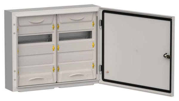 Корпус ЩРн-48 (2х24) TITAN 5 460х570х140 IP54 метал. сер. IEK TI5-50-N-2X024-54-7035