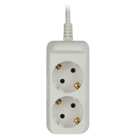 Удлинитель 2х5м с заземл. 10А IP20 ПВС 3х0.75 Эра Б0038574