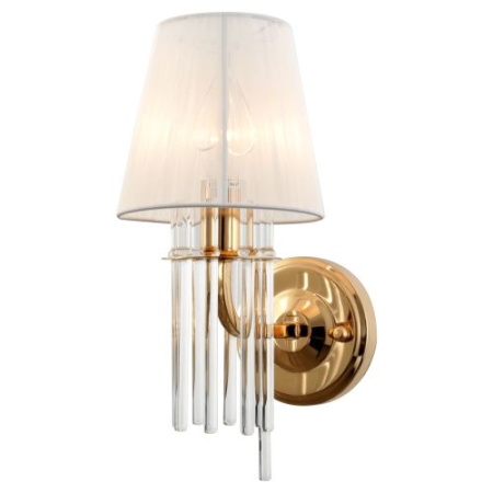 Бра Lilith 1039-401 настенный 1хE14 40Вт хрусталь Rivoli Б0054949