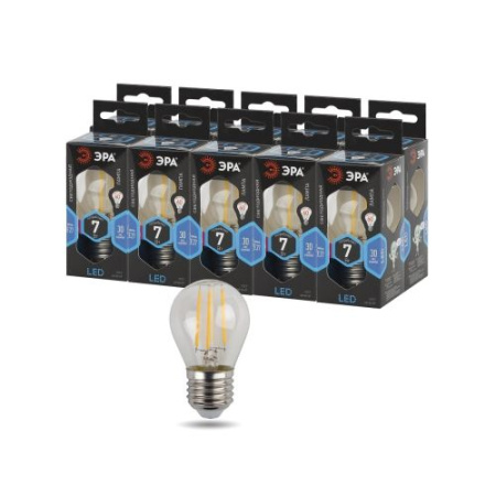 Лампа светодиодная филаментная F-LED P45-7w-840-E27 Эра Б0027949