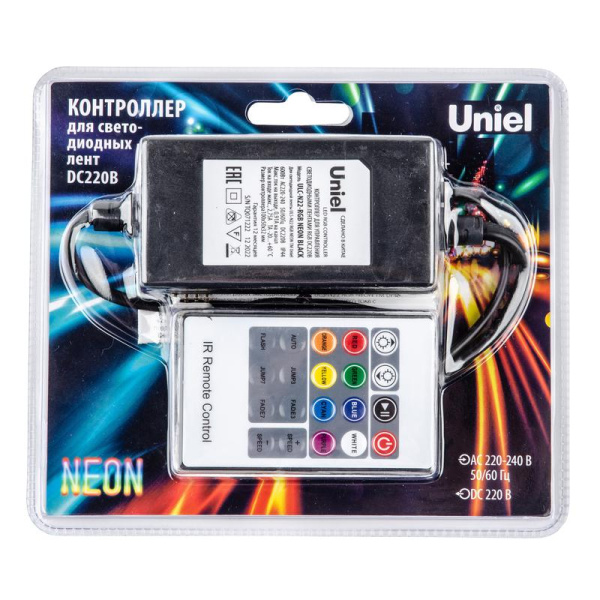 Контроллер ULC-N22-RGB NEON BLACK для управления светодиод. лентами Uniel UL-00010579
