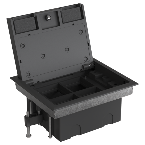Люк MultiDesk MDK10 на 8мод. IP40 с монтажной коробкой для фальшпола SE MDK10108