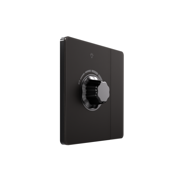 Светорегулятор 1-кл. СП TRIAC Systeme Infinity 10А 300Вт 250В с выключателем полярная ночь SE FSE001021