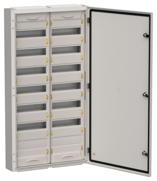 Корпус ЩРн-168 (2х84) TITAN 5 1085х570х140 IP54 метал. сер. IEK TI5-50-N-2X084-54-7035