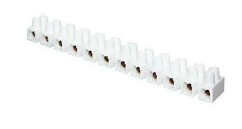 Колодка клеммная 12кв.мм 16А полистирол бел. (уп.10шт) PROxima EKF plc-KK-12-16-ps-w