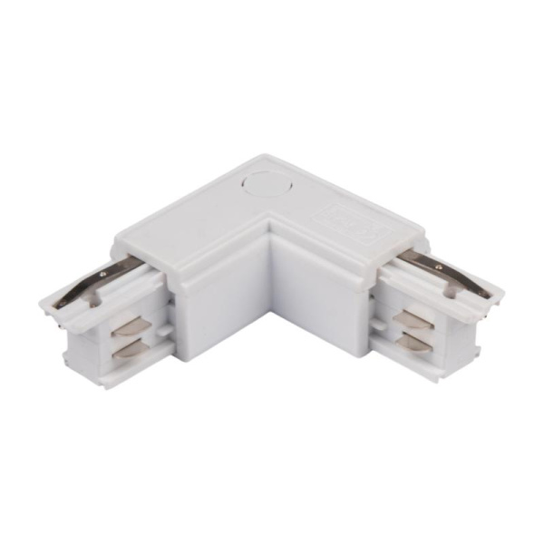 Аксессуар к шинопроводу трехфазному 3P PTR CL-WH OUT коннектор внешний Pro+ бел. JazzWay 5063136