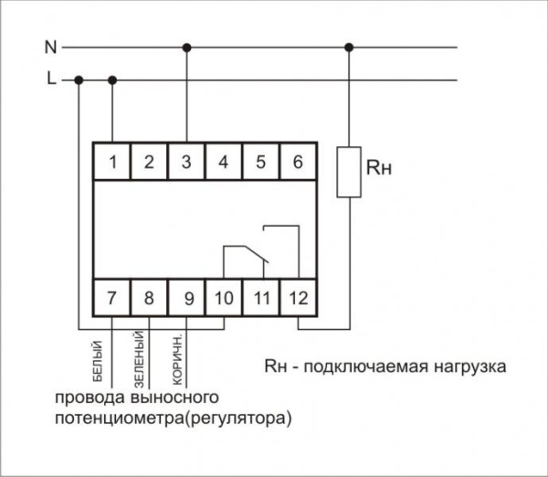 Реле времени PCU-518 8А 230В AC/24В AC/DC 1перекл. IP20 многофункц. с выносн. потенциометром монтаж на DIN-рейке F&F EA02.001.024