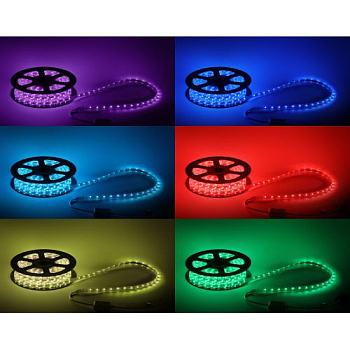 Лента светодиодная LS5050-7.2-30-220-RGB-IP67-20m разноцвет. (уп.20м) Эра Б0043096