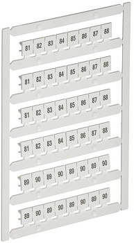 Маркер для CTS 6кв.мм/CP 10кв.мм "81-90" ARMAFIX IEK AF-CT10D-M-006-09