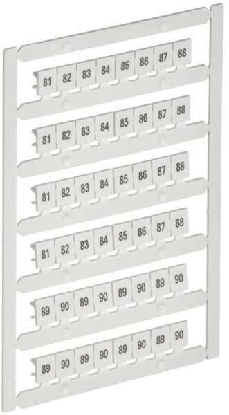 Маркер для CTS 6кв.мм/CP 10кв.мм "81-90" ARMAFIX IEK AF-CT10D-M-006-09