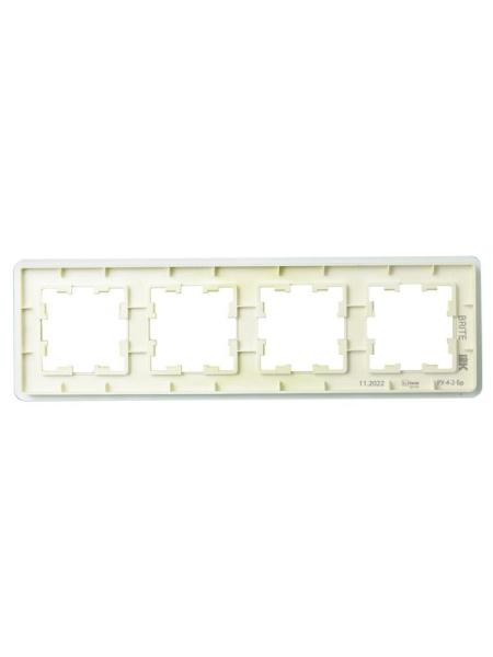 Рамка 4-м BRITE РУ-4-2-Бр стекло эко грин RE IEK BR-M42-G-41-K06