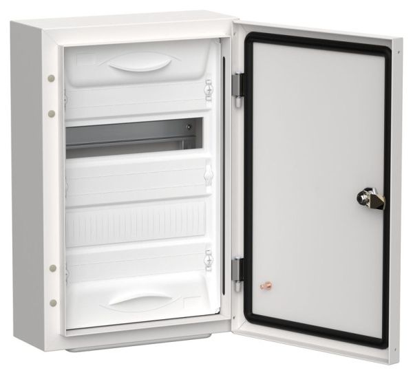 Корпус ЩРн-24 (1х24) TITAN 5 460х310х140 IP54 одна дверь метал. бел. IEK TI5-50-N-024-54