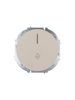Кнопка звонка СП OSEN с подсветкой механизм сл. кость LEZARD 743-9088-108