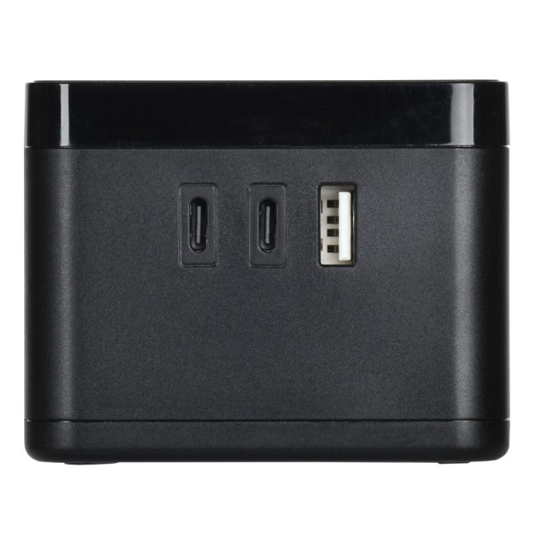 Удлинитель 2х1.3м 16А IP20 Qi У02К 10Вт USB A+C 3х1 черн. DOMINIC IEK DN-YP31-16-02-01-ZKU-K02