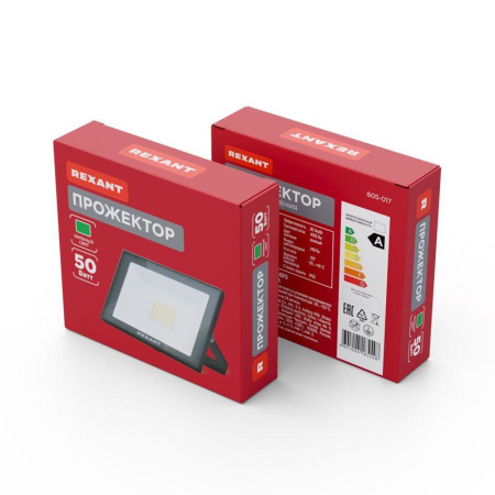 Прожектор светодиодный 50Вт зел. Rexant 605-017