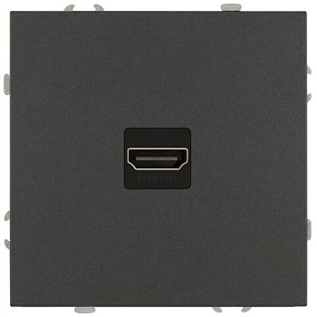 Розетка HDMI СП Galaxy 16А IP20 250В графит 15-3114-06 Эра Б0070799