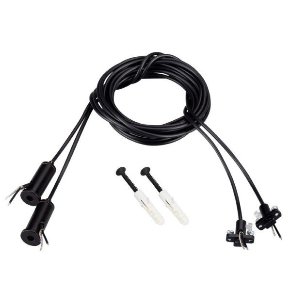 Подвес токопроводящий ARL-SL-LINE 2х2м Set BLACK провод 2х0.5) (комплект) Arlight 045800
