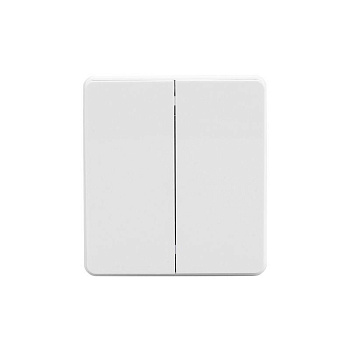 Выключатель 2-кл. СП ROUND MIELE 10А перламутр Kranz KR-78-0706-1