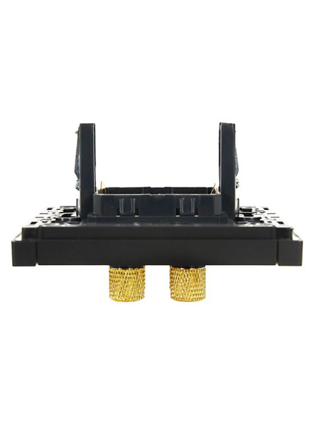 Аудиорозетка 4-м FORTE&PIANO FP139 черн. IEK FP-S40-K02