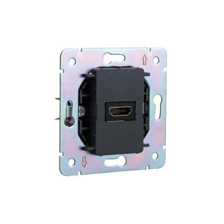 Розетка СП ROUND HDMI IP20 перламутр Kranz KR-78-0730-1