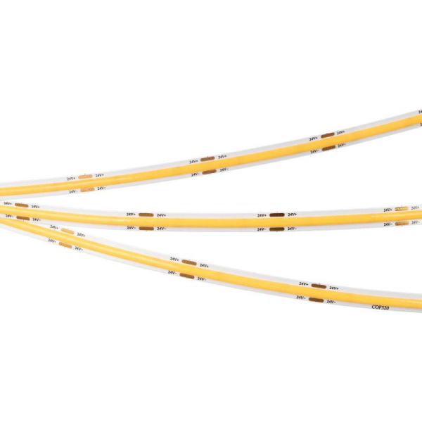 Лента светодиодная COB-X320-8mm 24V Warm 3500К 8Вт/м IP20 (уп.5м) Arlight 044584(1)