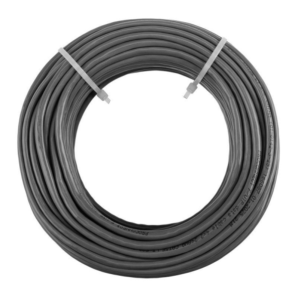 Кабель витая пара F/UTP кат.5e 4х2х0.50 24AWG solid CCA PVC INDOOR омедненный сер. (уп.25м) PROCONNECT 01-0142-3-25