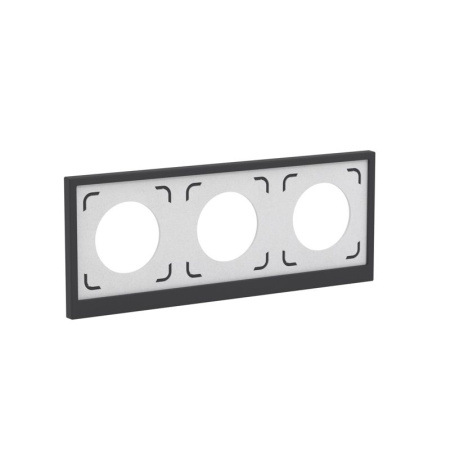 Рамка 3-м KANT IP44 черн. уголь DKC 7012946