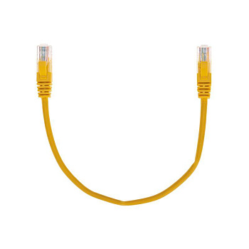 Патч-корд U/UTP CAT 5e RJ45-RJ45 26AWG LSZH желт. 0.3м Rexant 02-0105-03