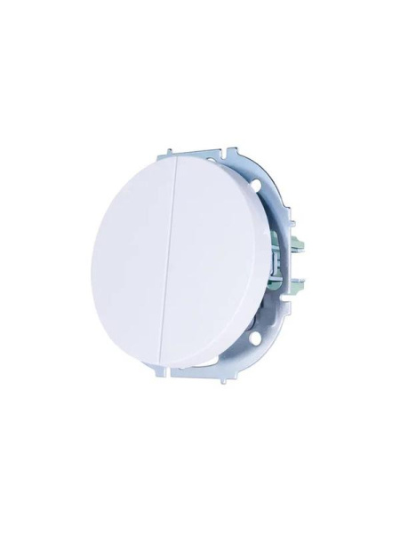 Выключатель 2-кл. СП OSEN 10А IP20 механизм бел. LEZARD 743-0288-101