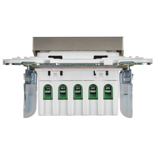 Кнопка звонка SKANDY 10А SK-V17Sh для отелей с индикацией шампань IEK SK-V14-2-10-K37