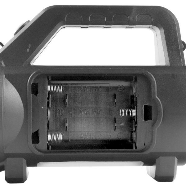 Фонарь аккумуляторный LED38103 18650/3xAA LED+COB 3 реж. Type-C пластик. коробка черн. Ultraflash 16218
