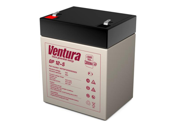 Аккумулятор 12В 5А.ч GP 12-5 Ventura