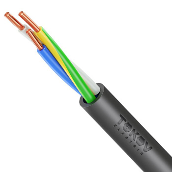Кабель TOKOV ELECTRIC ППГнг(А)-HF 3х16 ОК (N PE) 1кВ (м) ТХМ00416252