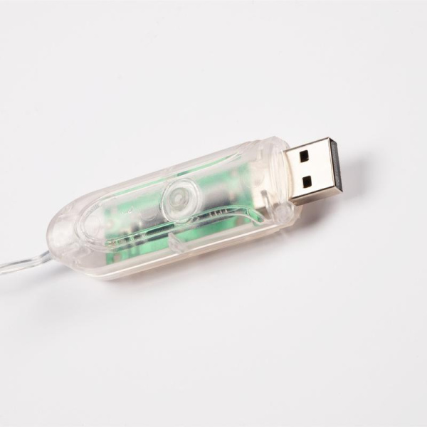 Гирлянда "Нить" ILDM096RGB-C-USB-RC 96 RGB минисветодиодов 9.6м с контроллером для помещений пульт SHLights 4690601049971