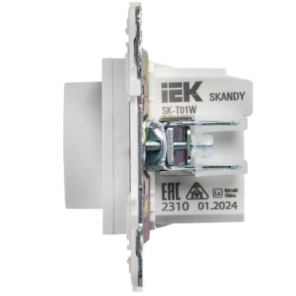 Термостат электронный SKANDY SK-T01W с индикацией арктич. бел. IEK SK-RT11-K01