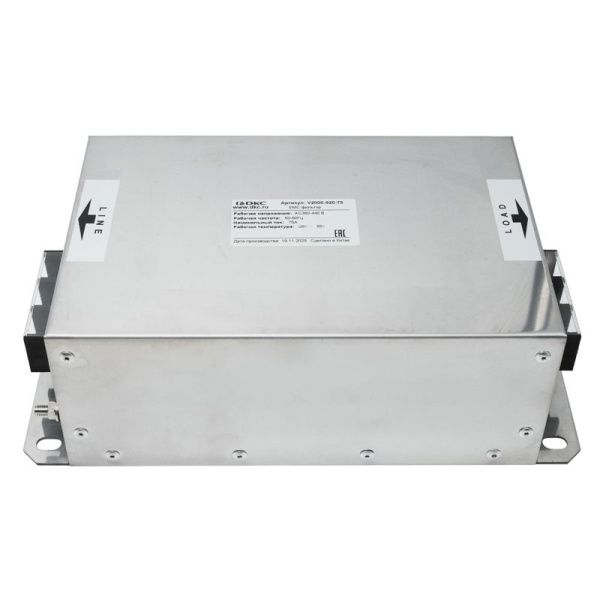 Фильтр для преобразователей частоты 3-х фазный ЭМС DKC V2000-920-75